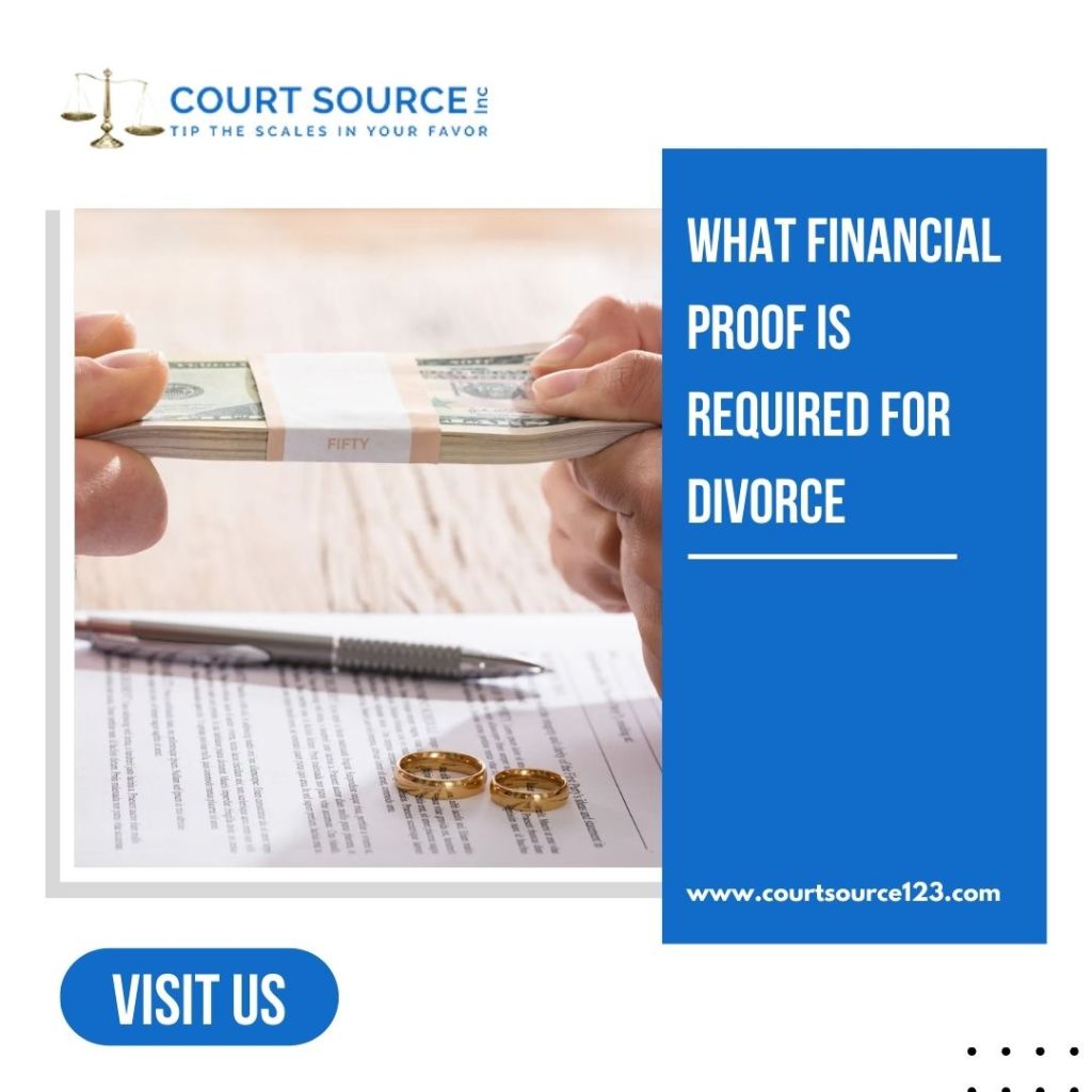 What Financial Proof is Required For Divorce?